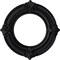 Ekena Millwork Benson Ceiling Medallion (Fits Canopies up to 6 1/8"), 11 1/8"OD x 6 1/8"ID x 5/8"P, Steel Gray CM11BNSGS - alternate 1